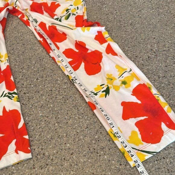 GENE EWING BIS Vintage 1990 Poppy Floral Sleeveless Top & Pants 2 Piece Set - Picture 7 of 12